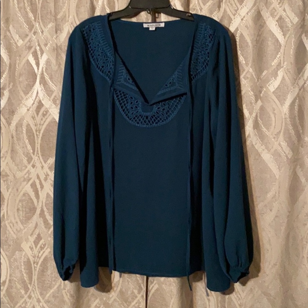 Blue/green top 1X size. Wapi brand